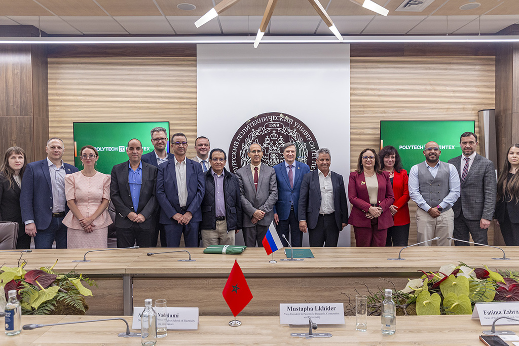 Visite de l'Université Hassan II à SPbPU